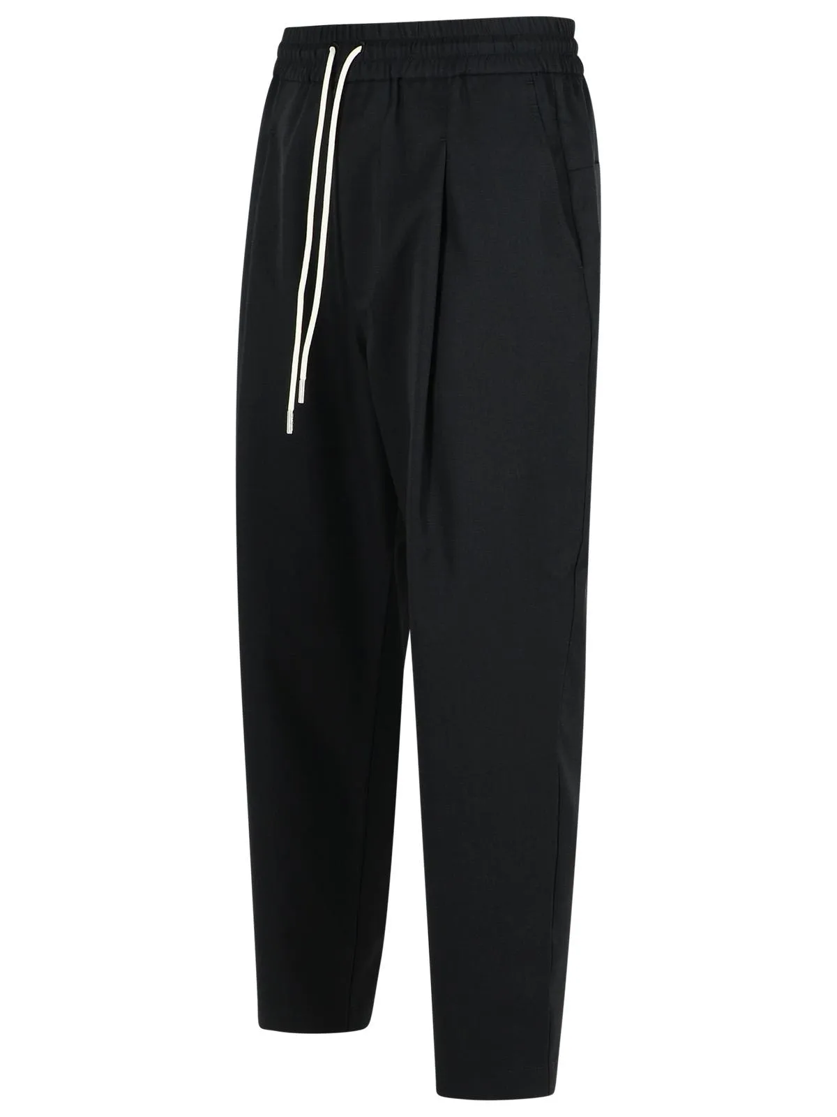 795 'Jogger' Black Cotton Pants