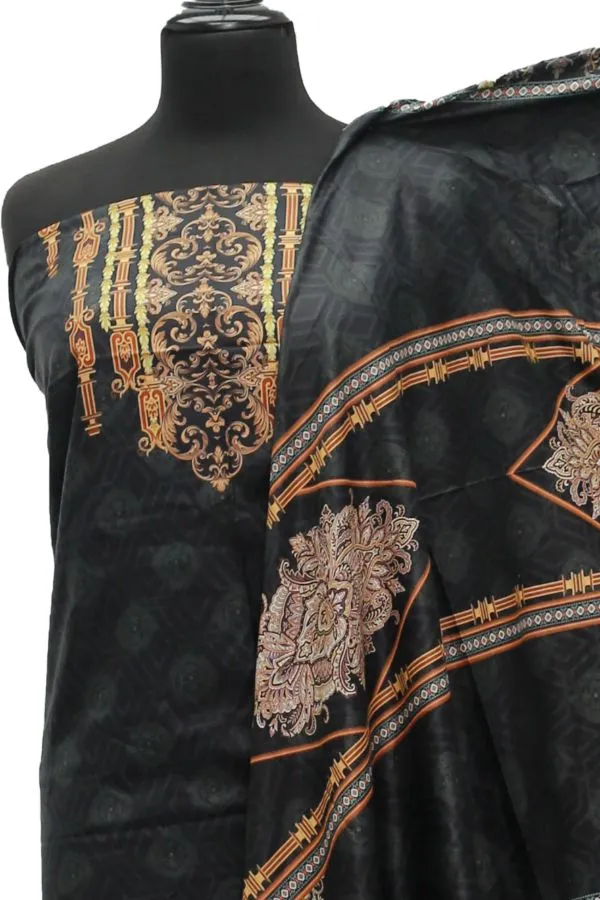 AA Print Linen'21 D#2718 (Black)