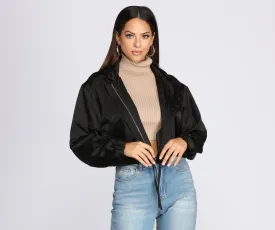 As Per Usual Cropped Jacket