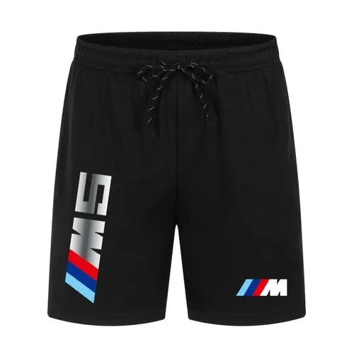BMW M Power brand printed men's shorts men's sports shorts