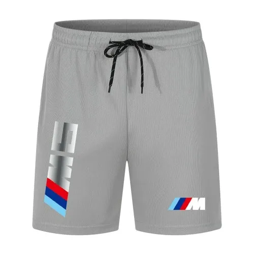 BMW M Power brand printed men's shorts men's sports shorts