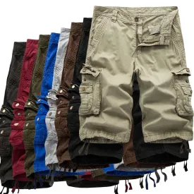 Cargo Shorts Men Summer Army Military Tactical Homme Shorts