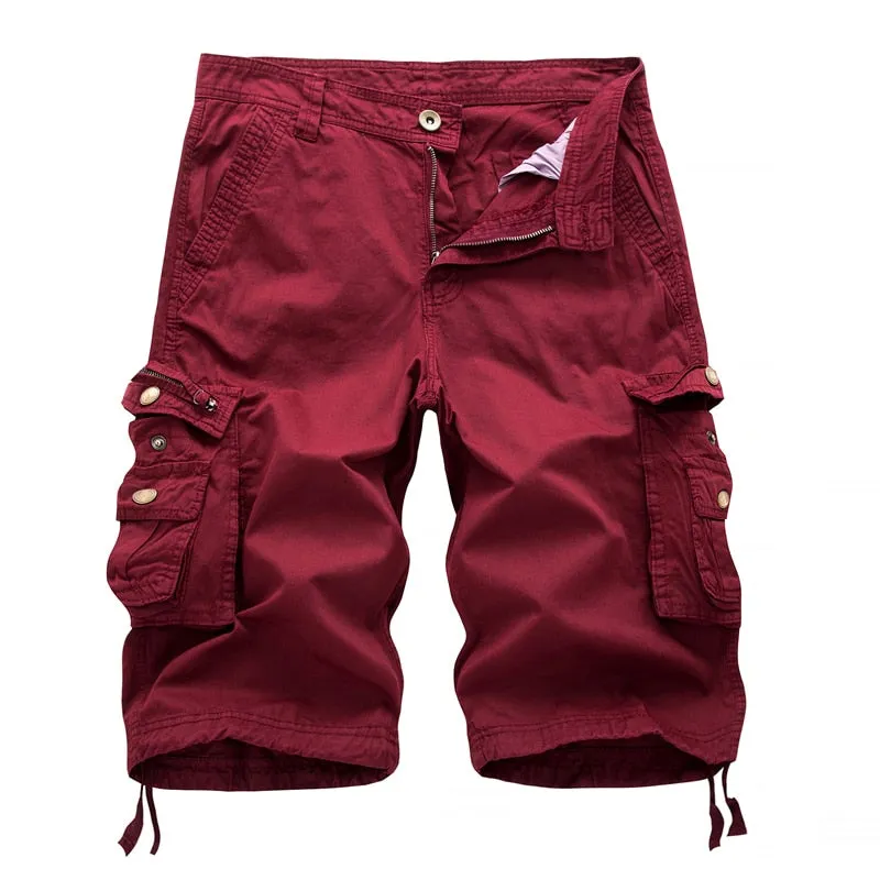 Cargo Shorts Men Summer Army Military Tactical Homme Shorts