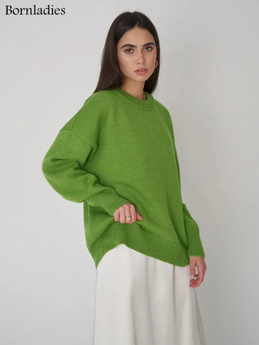 Chic Oversized Turtleneck Sweater for Women
