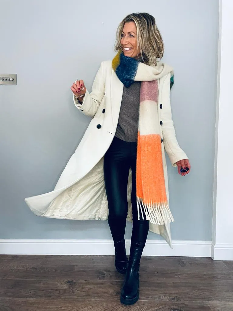 Colour Block Scarf