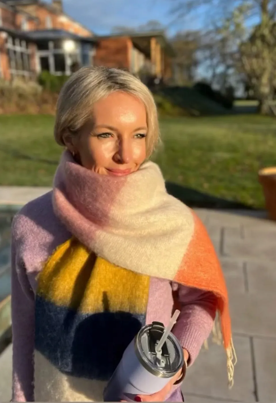 Colour Block Scarf