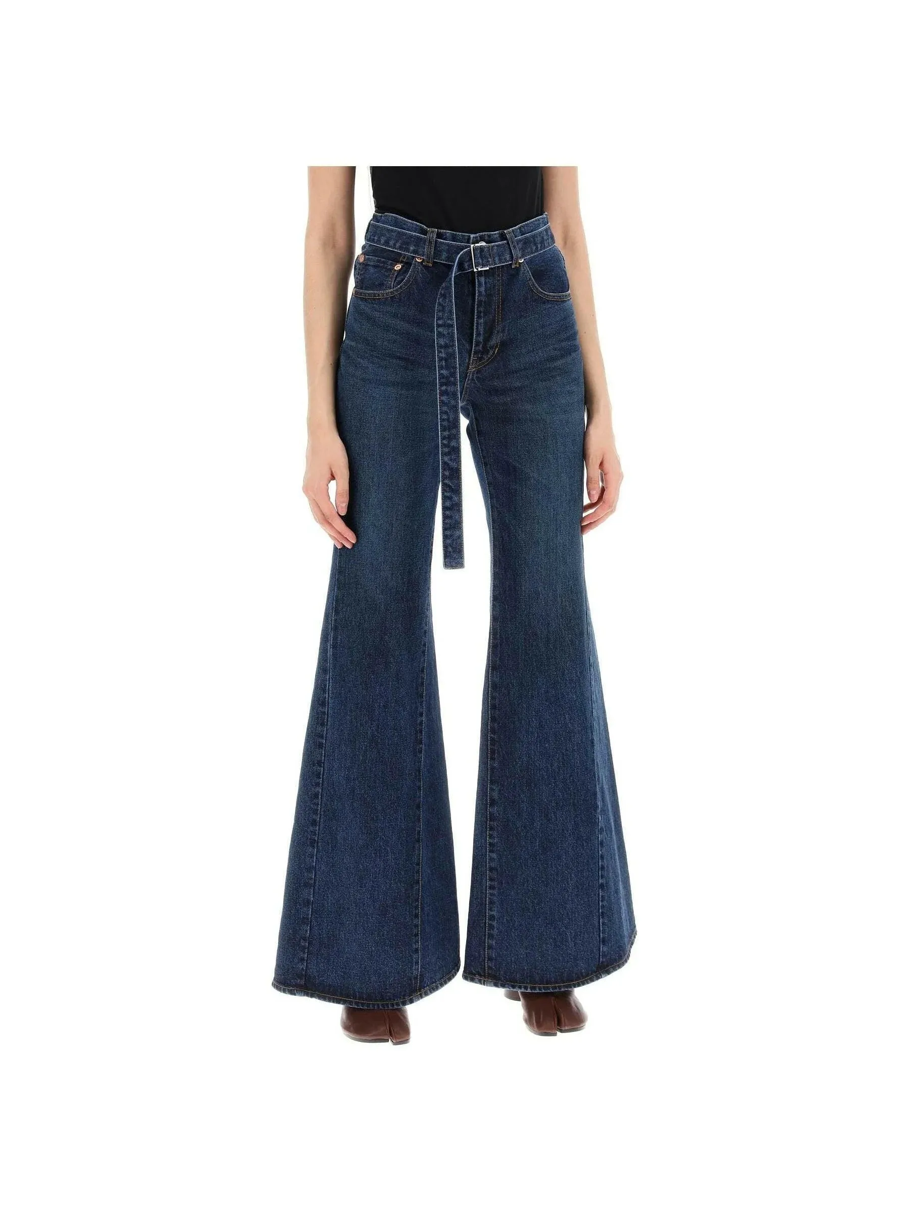 Flared Denim Jeans