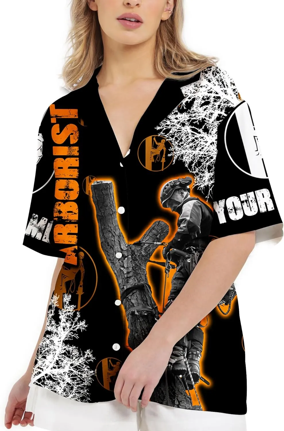Funny Hawaiian Shirt Tropical Short Sleeve Summer Beach Button Down Hawaiian Ocean Shirts for Men