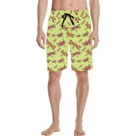 Gathering Lime Men's Casual Shorts