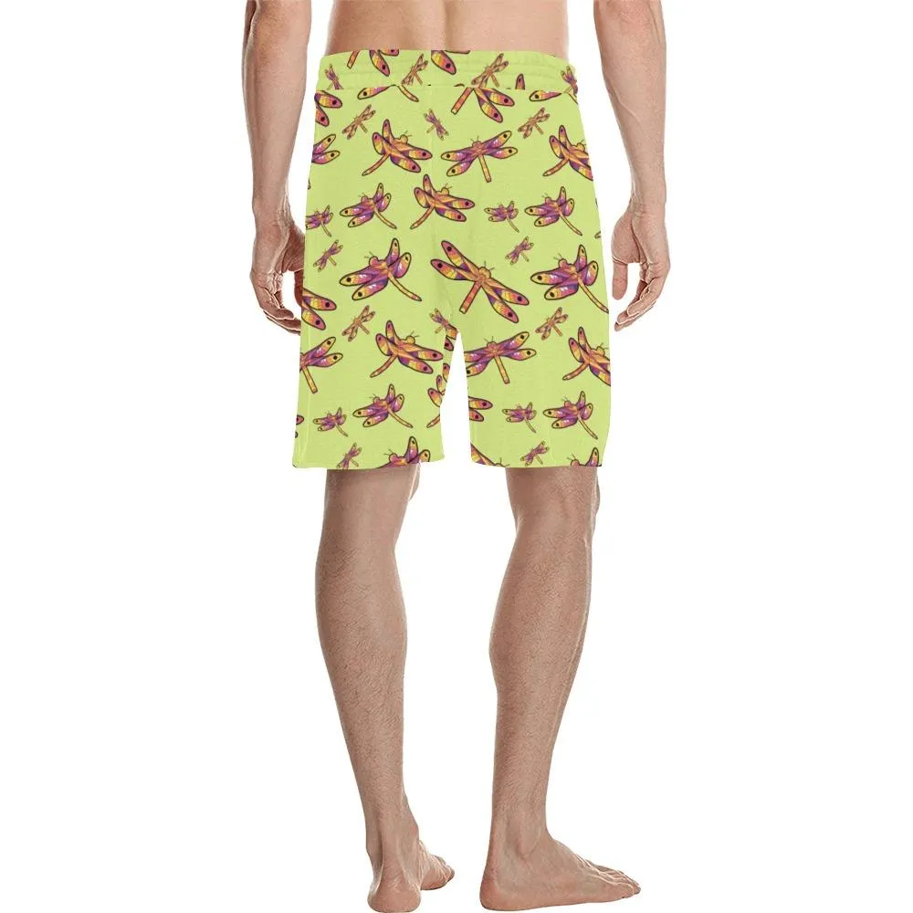 Gathering Lime Men's Casual Shorts
