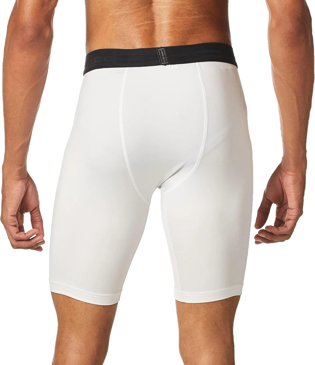 Hanes Sport Men's Compression Shorts, Men's Performance Compression Shorts, Men's Athletic Shorts, Gym Shorts for Men, 9"