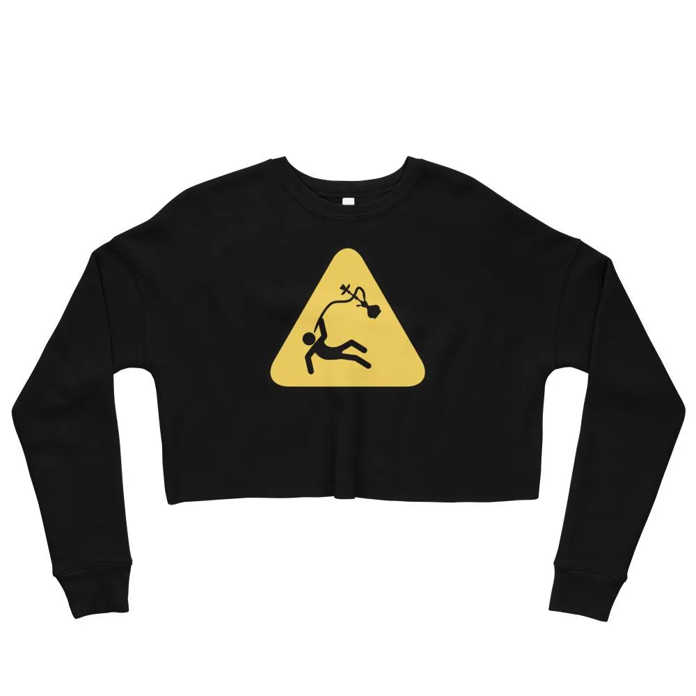 Hookah Alert Crop Sweatshirt