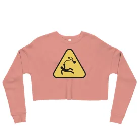 Hookah Alert Crop Sweatshirt