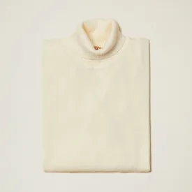 Inserch Cotton Blend Turtleneck Sweater Off White 4708