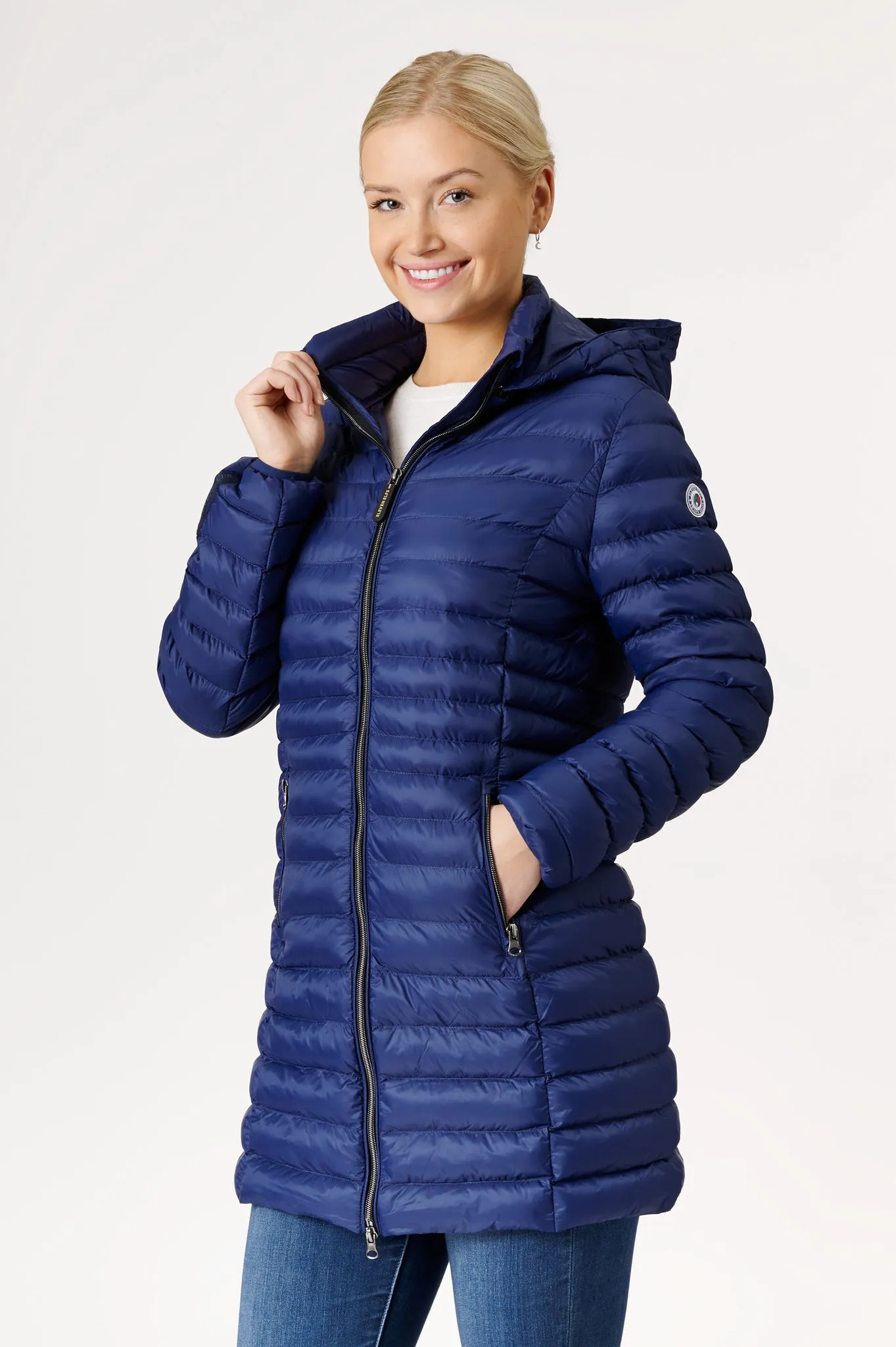 Julie Vegan Down Coat | Marine