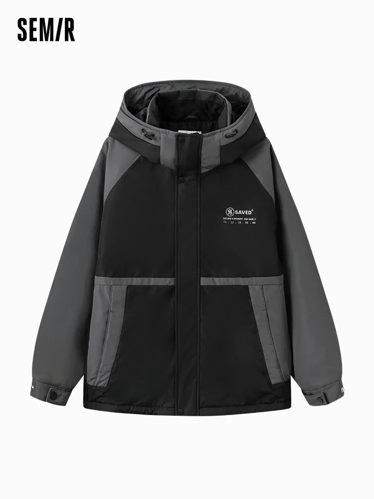 Men's mid-length thin cotton coat