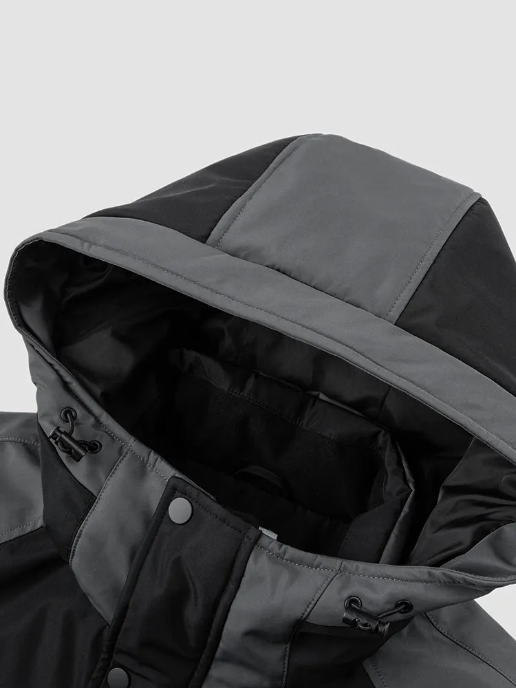 Men's mid-length thin cotton coat