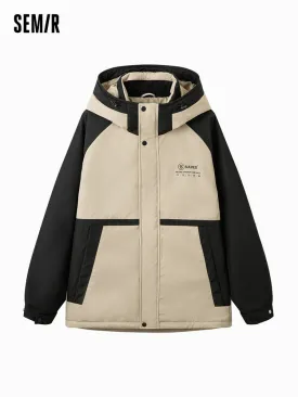 Men's mid-length thin cotton coat