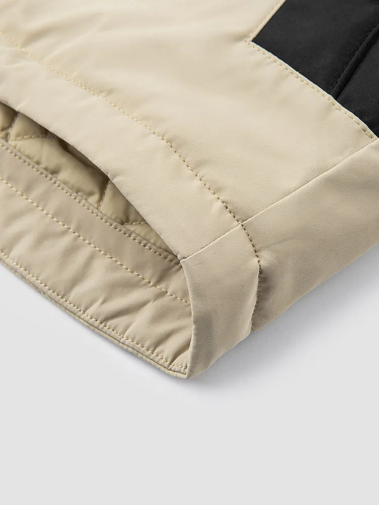 Men's mid-length thin cotton coat