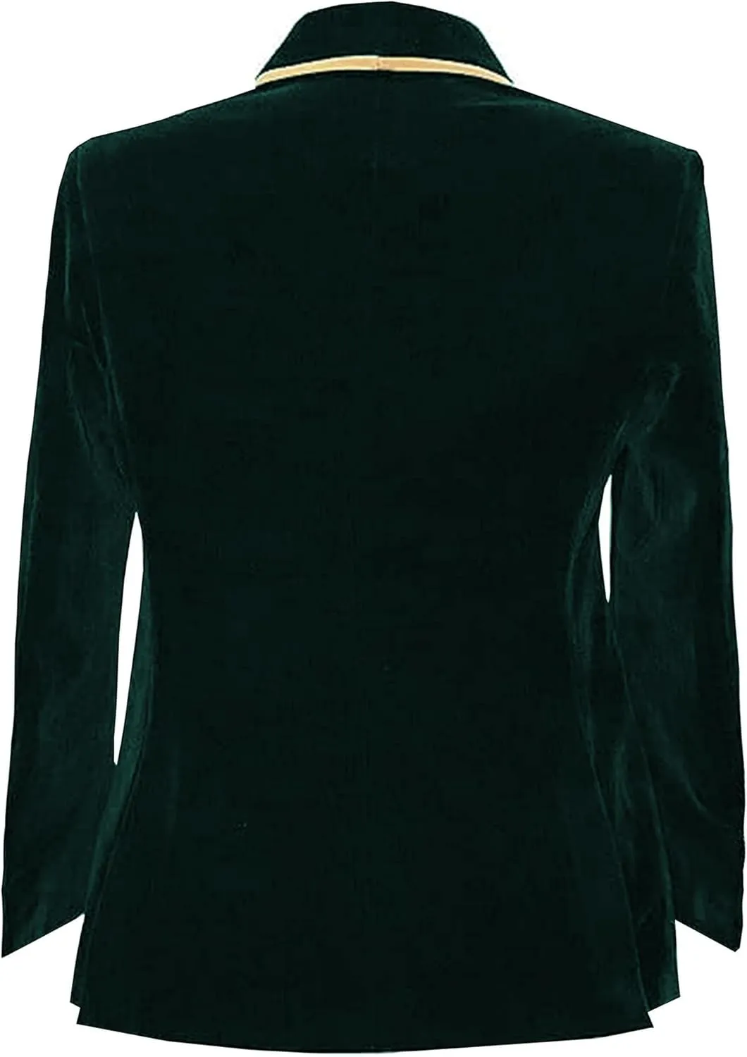 Men's Vintage Velvet Smoking Jacket Shawl Lapel Double Breasted Blazer Tuxedo for Wedding Prom Dinner