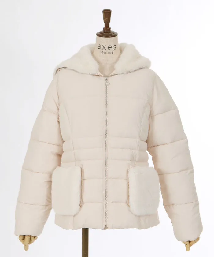 Mid-Length Padded Down Coat