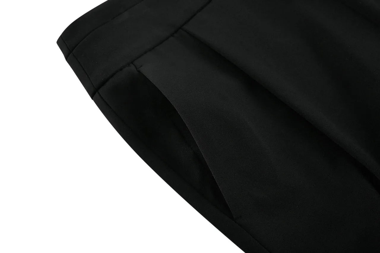 Nylon Lycra Cigarette Pants