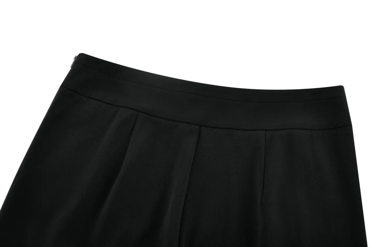 Nylon Lycra Cigarette Pants