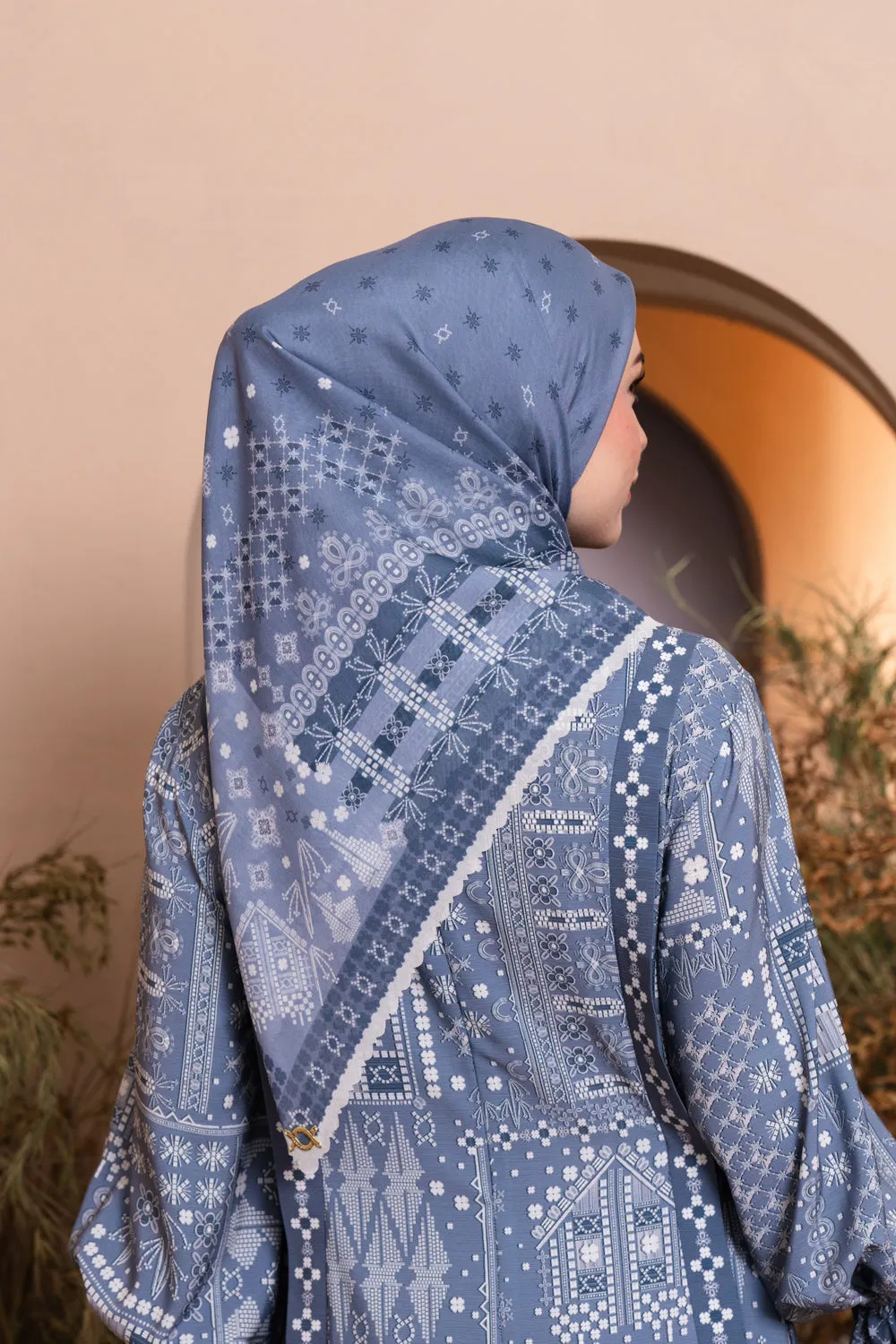 Pre Order - Senggala Scarf Odyssey Blue