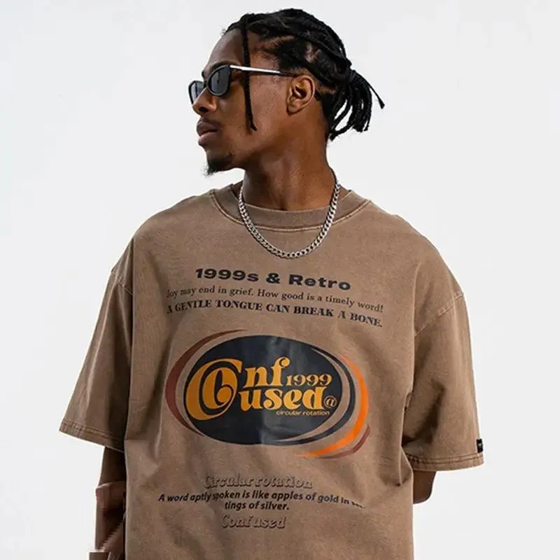 Retro Off-Shoulder T-Shirt