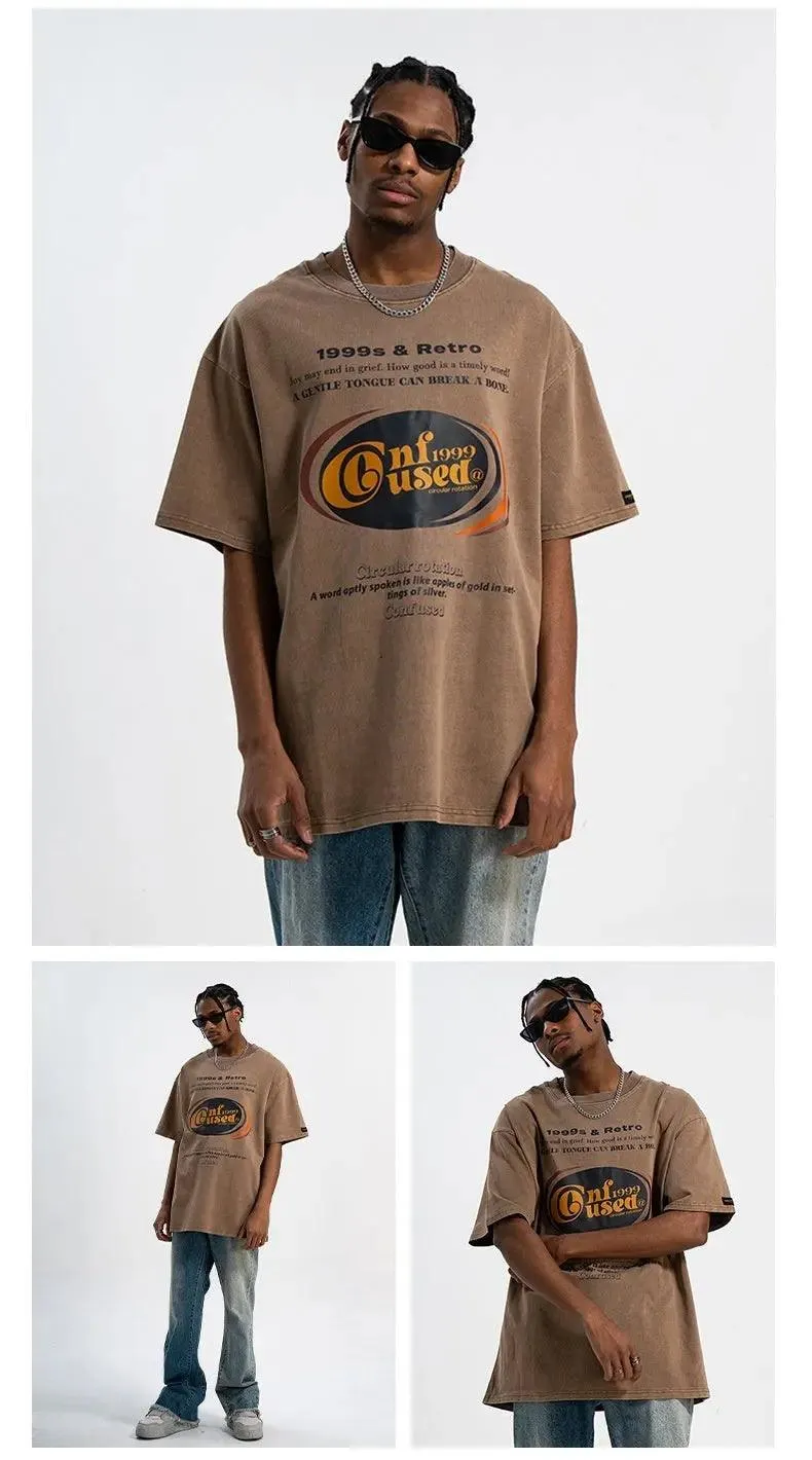 Retro Off-Shoulder T-Shirt