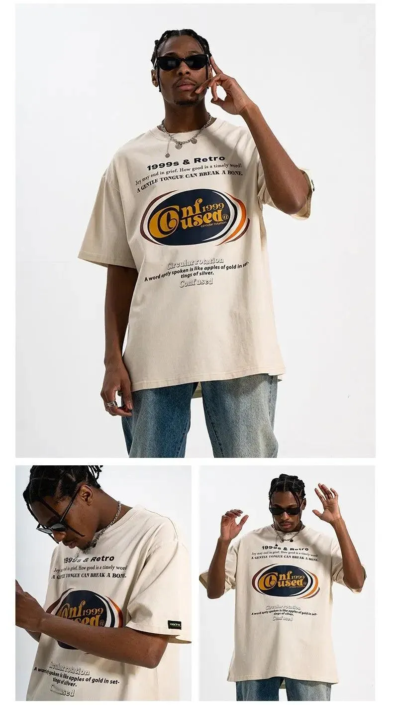 Retro Off-Shoulder T-Shirt