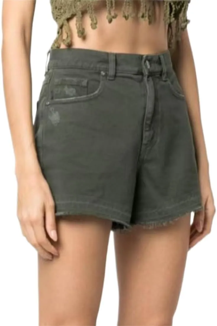 SperLucky Jeans for Women High Waisted Stretchy Short Jeans Loose Leg Denim Short Pants