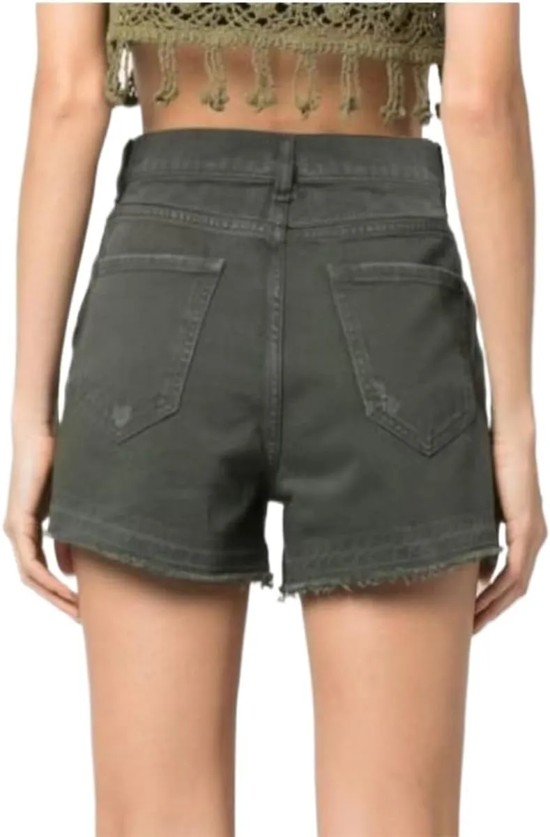 SperLucky Jeans for Women High Waisted Stretchy Short Jeans Loose Leg Denim Short Pants