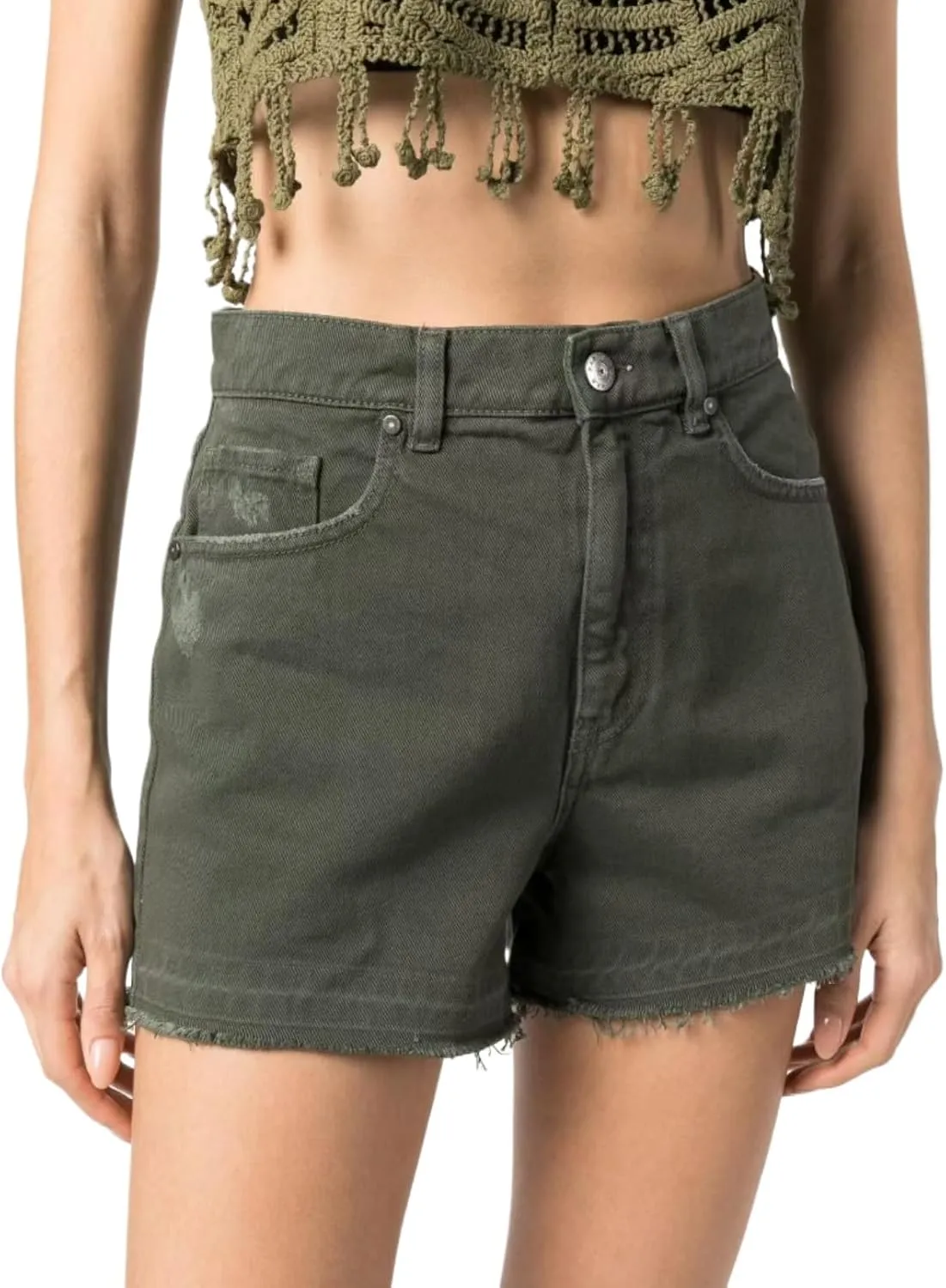SperLucky Jeans for Women High Waisted Stretchy Short Jeans Loose Leg Denim Short Pants