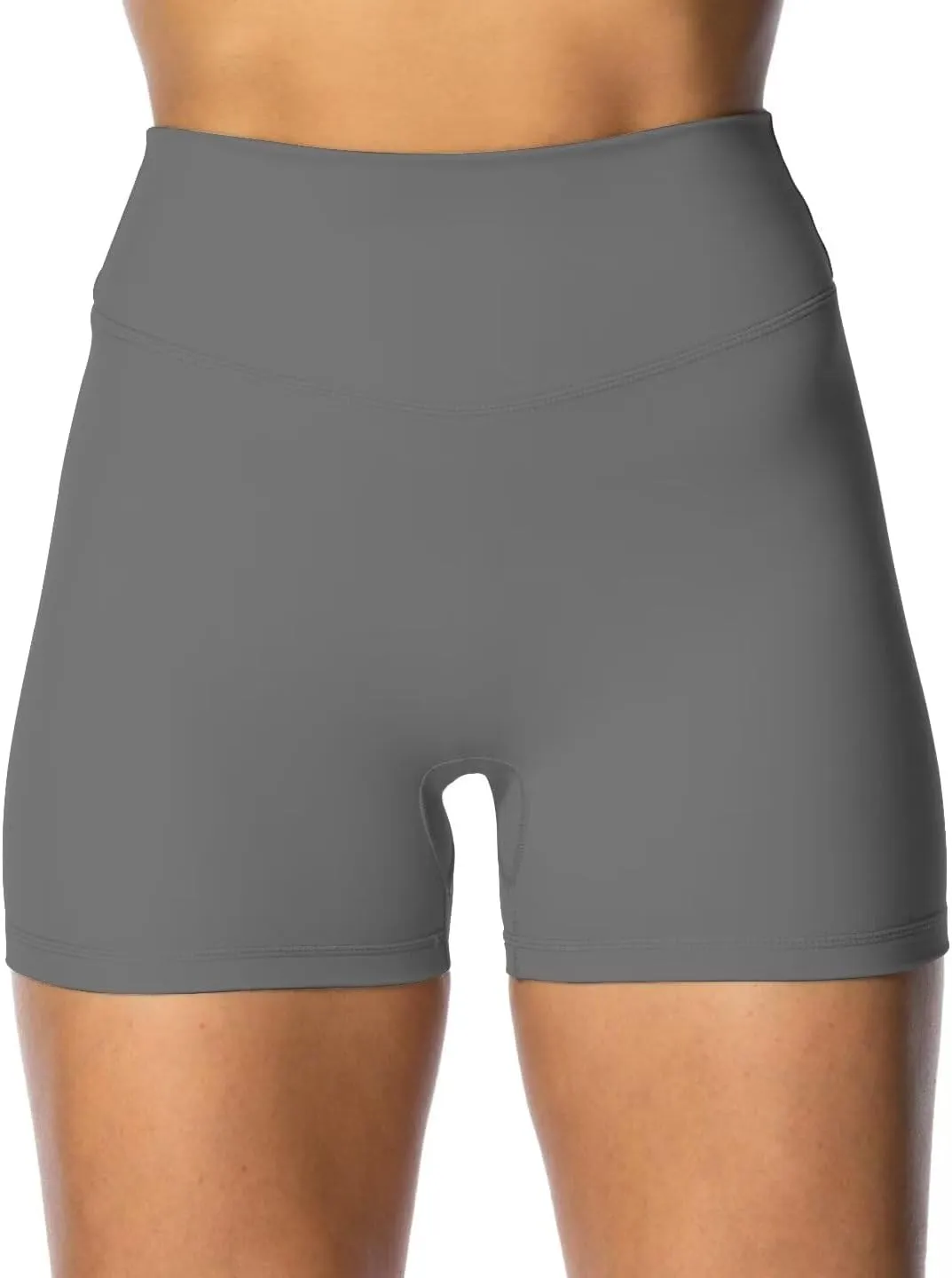 Sunzel Women's Invisible Butt Scrunch Shorts, High Waisted Biker Shorts, Gym Workout Yoga Running Shorts with Tummy Control