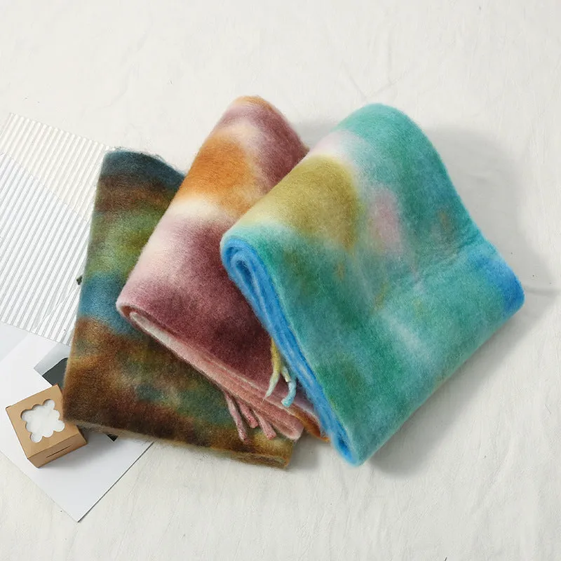 TLQHZZ-106 tie-dye winter scarf
