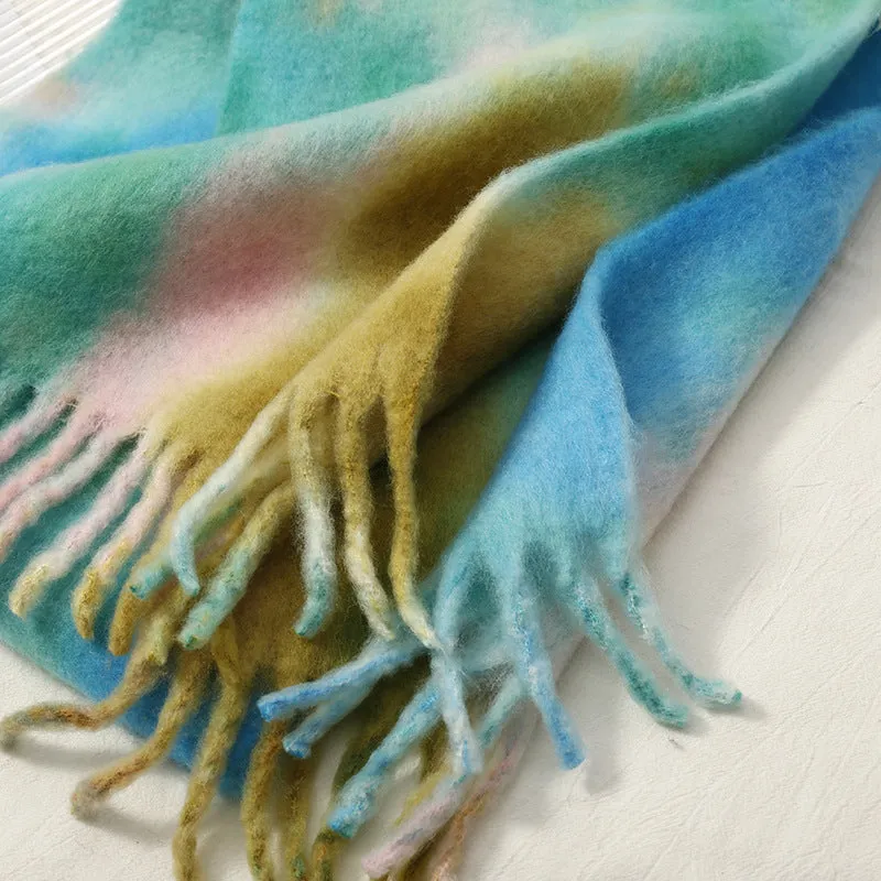 TLQHZZ-106 tie-dye winter scarf