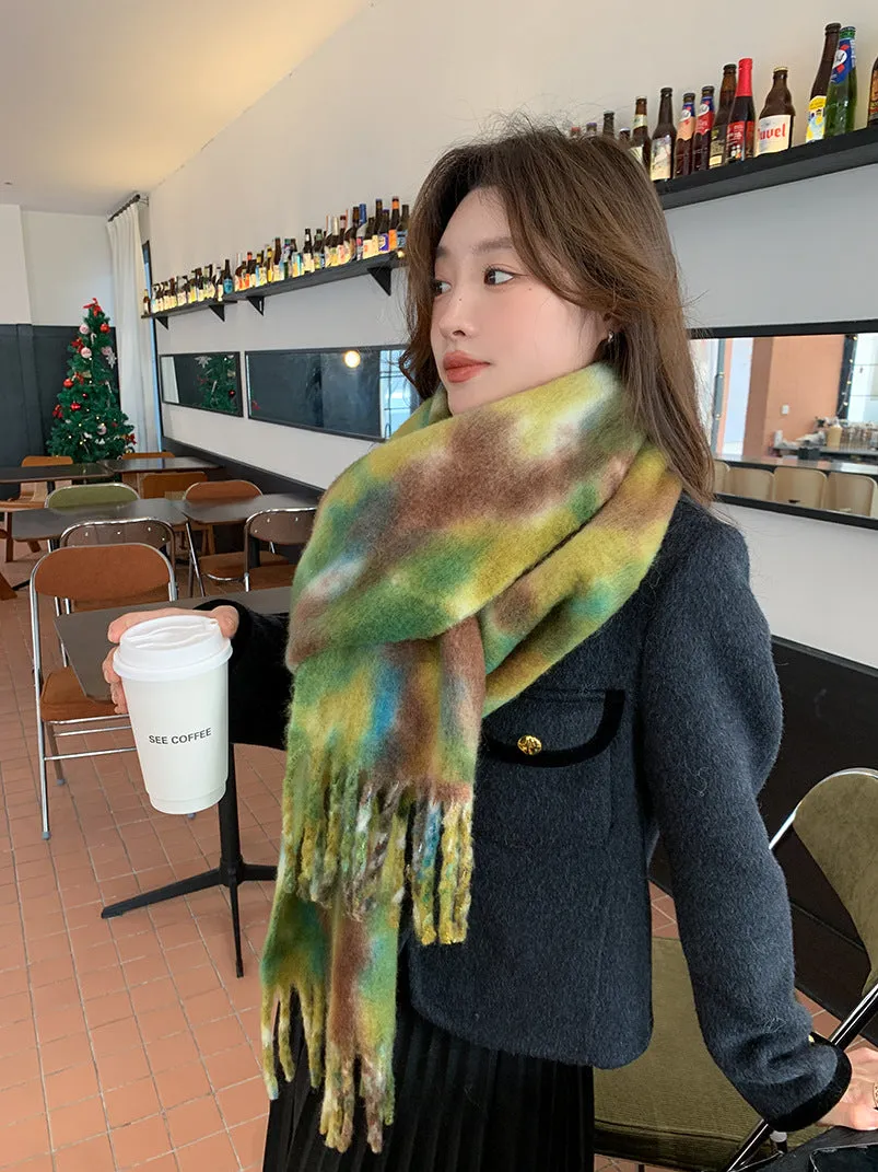 TLQHZZ-106 tie-dye winter scarf