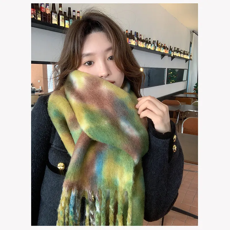 TLQHZZ-106 tie-dye winter scarf