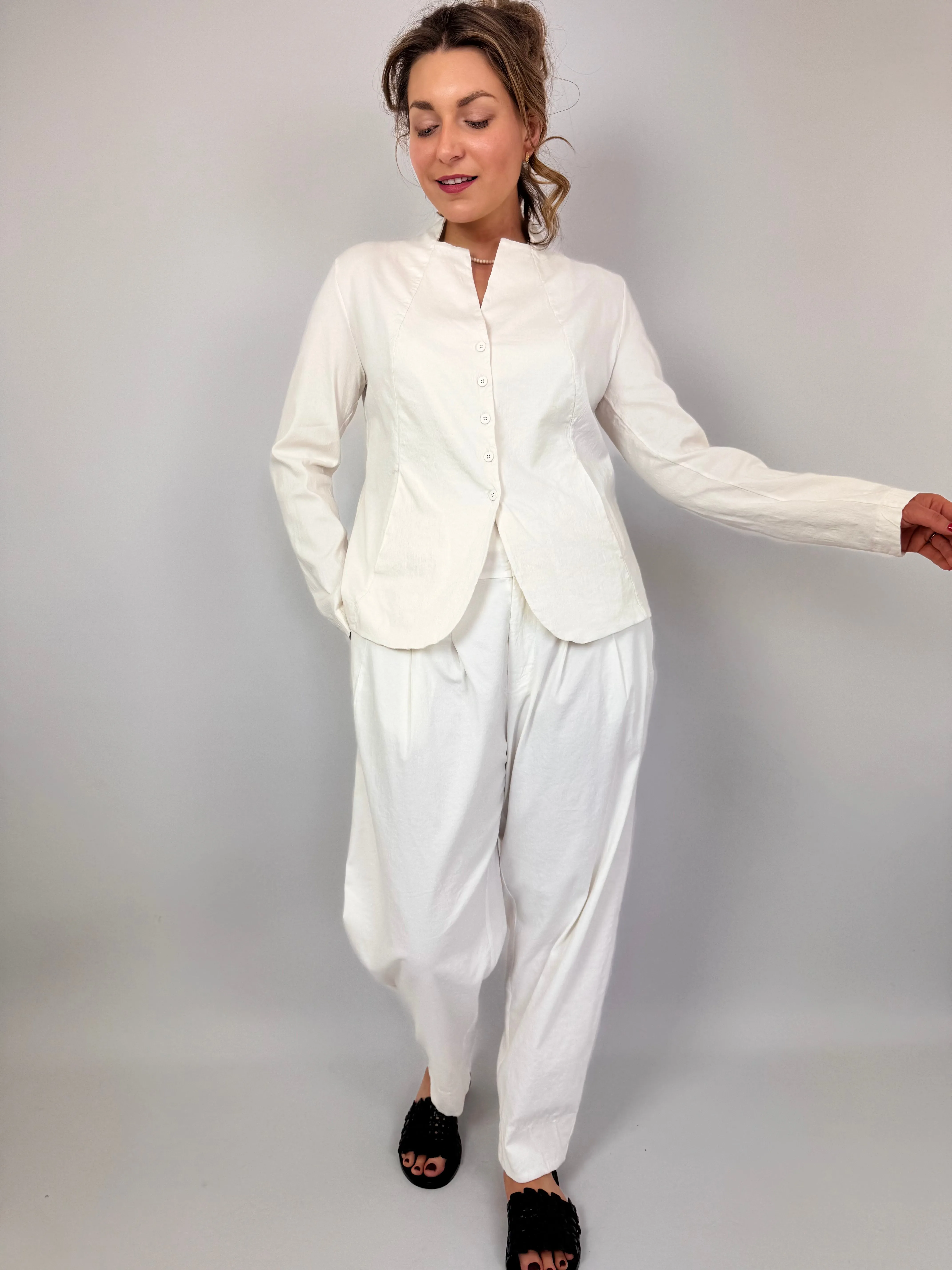 Transit Par-Such F152 Trousers Milk