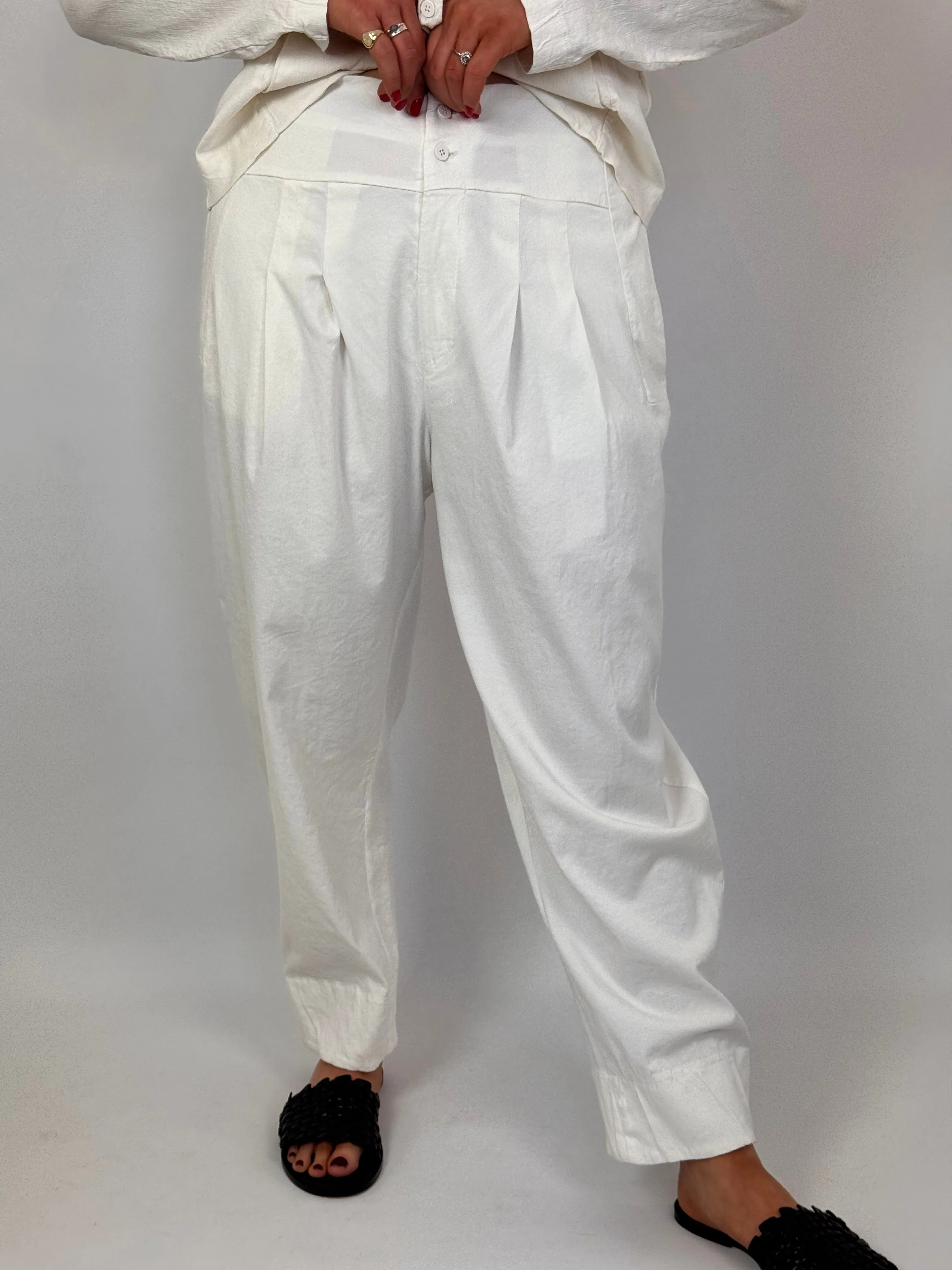 Transit Par-Such F152 Trousers Milk