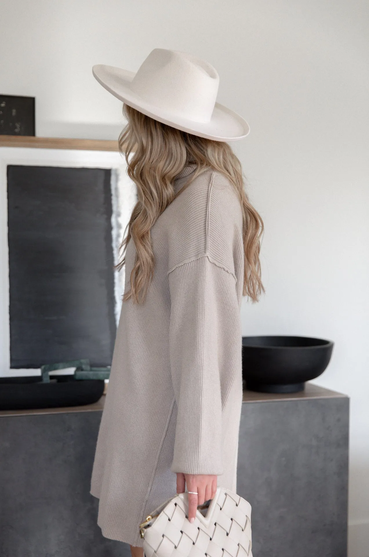 Turtleneck Sweater Dress