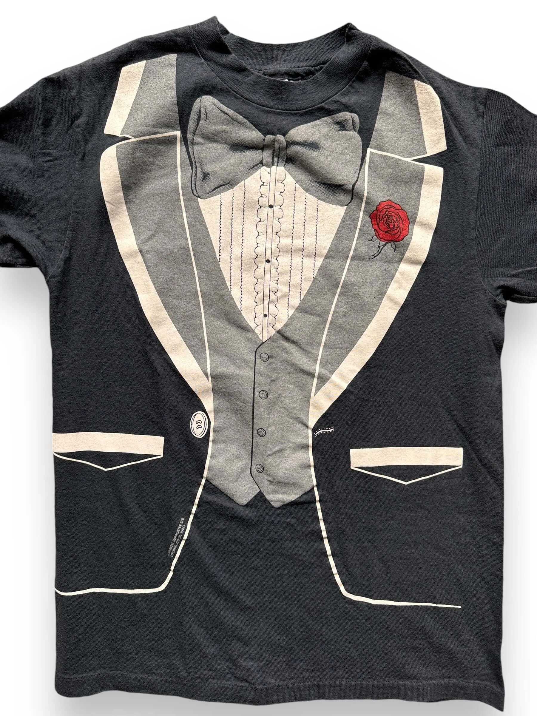 Vintage 1980 Tuxedo Tee SZ M