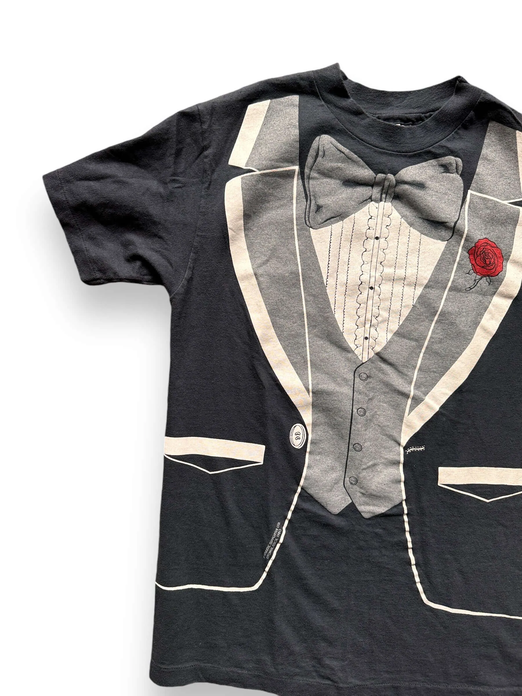 Vintage 1980 Tuxedo Tee SZ M