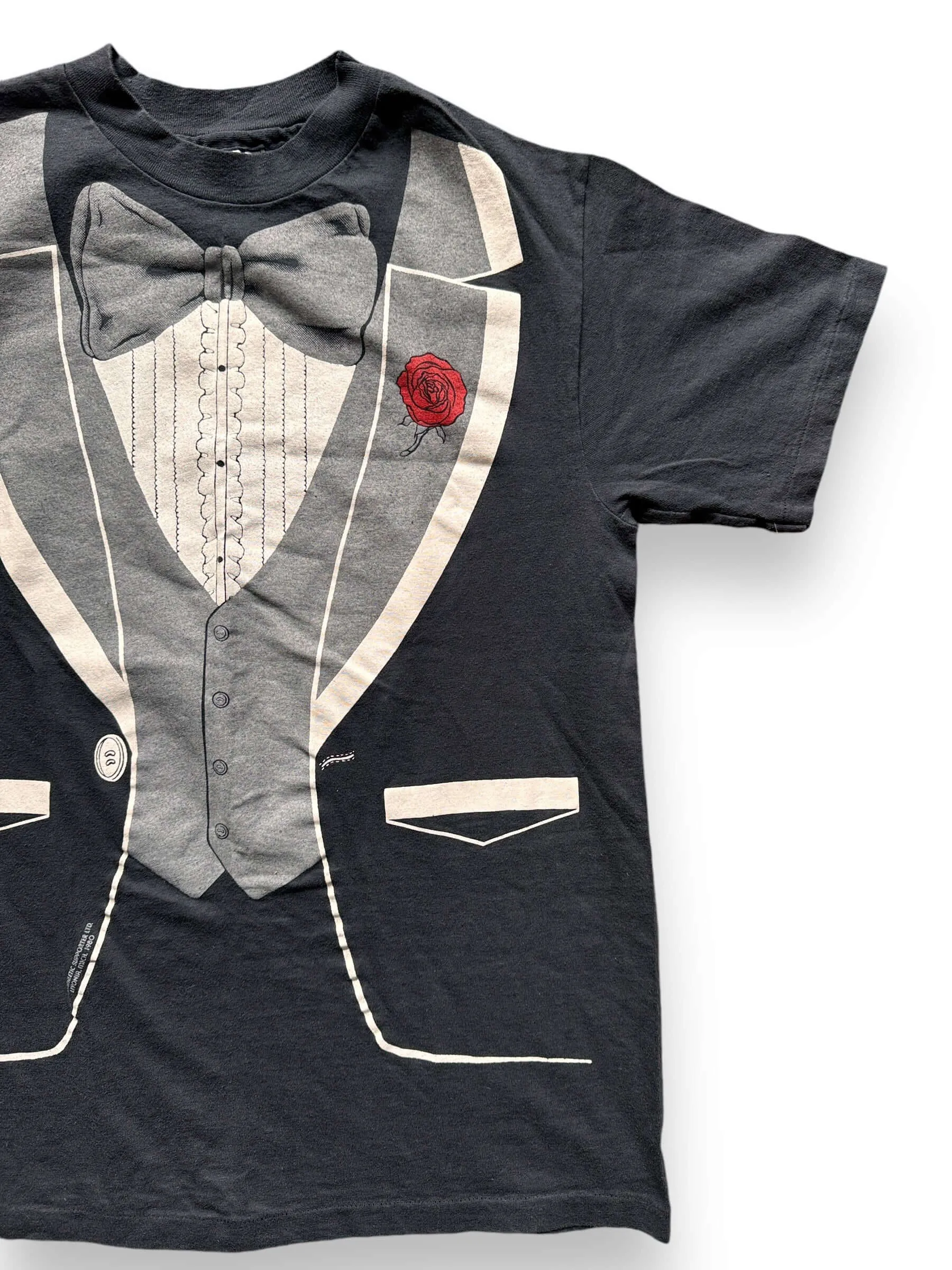 Vintage 1980 Tuxedo Tee SZ M