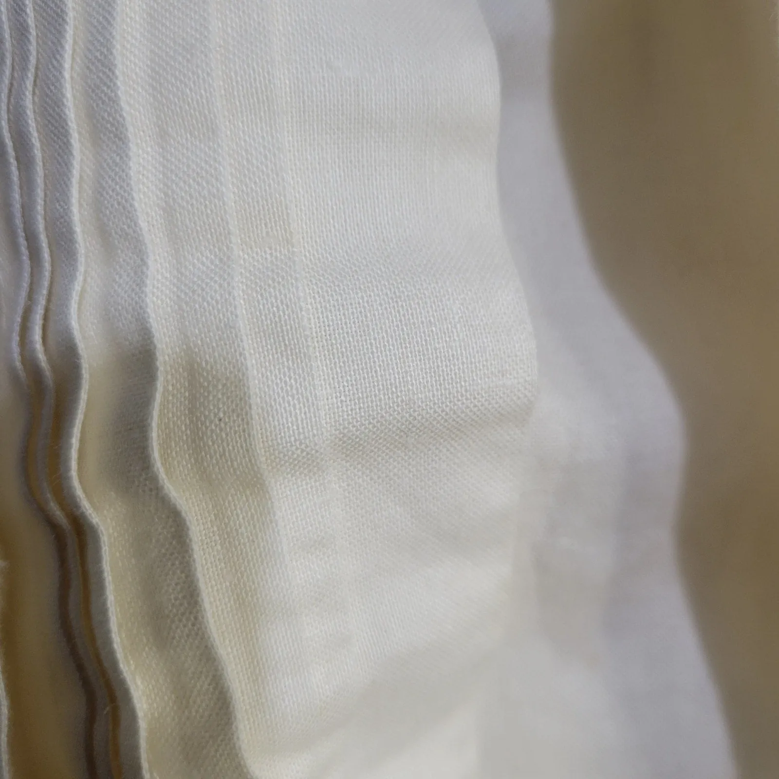 Vintage Peter Pan Collar Blouse Cream White Laura and Jayne Shirt Prairie Shoulder Pads Gigot Sleeves Size Large