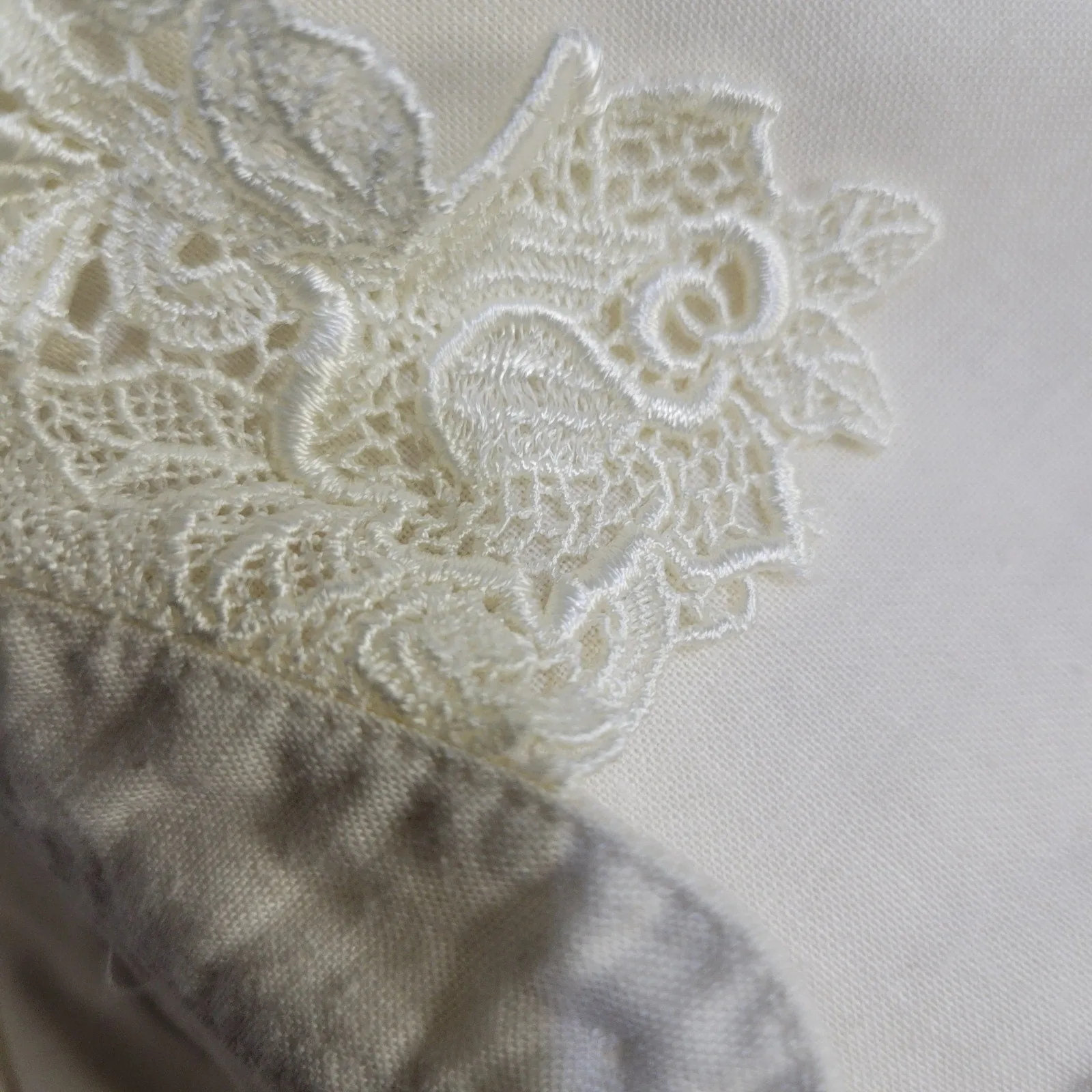 Vintage Peter Pan Collar Blouse Cream White Laura and Jayne Shirt Prairie Shoulder Pads Gigot Sleeves Size Large
