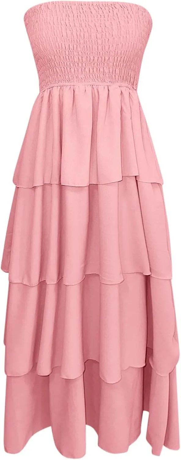 Women's Sexy Tank Top Maxi Long Dress Casual Sleeveless Summer Beach Dress