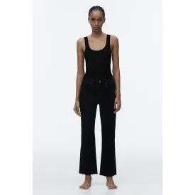 ZR Mini Flare Black Jeans